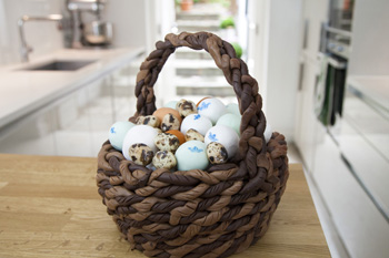 Egg Basket illusion cake