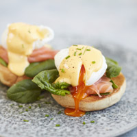 Eggs royale - Clarence Court Recipes