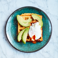 Rosemary potato waffles - Clarence Court Recipes