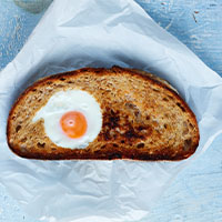 Egg in toast - Clarence Court Recipes