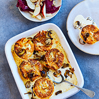 Twice baked cheese & mushroom soufflés - Clarence Court Recipes
