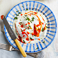 Alice Liveing's Turkish eggs - Clarence Court Recipes