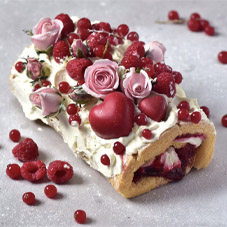 Alpha Foodie's raspberry & lemon swiss roll - Clarence Court Recipes