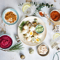Quail Eggs and Christmas Dips | Clarence Court Eggs