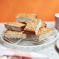 Liquid Egg X Vitamix breakfast bars - Clarence Court Recipes