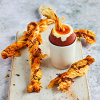 Cheese & Marmite straws - Clarence Court Recipes