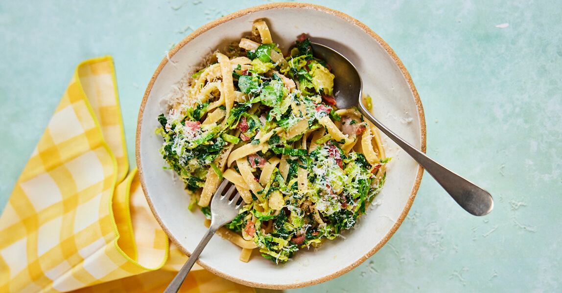 Spinach Carbonara