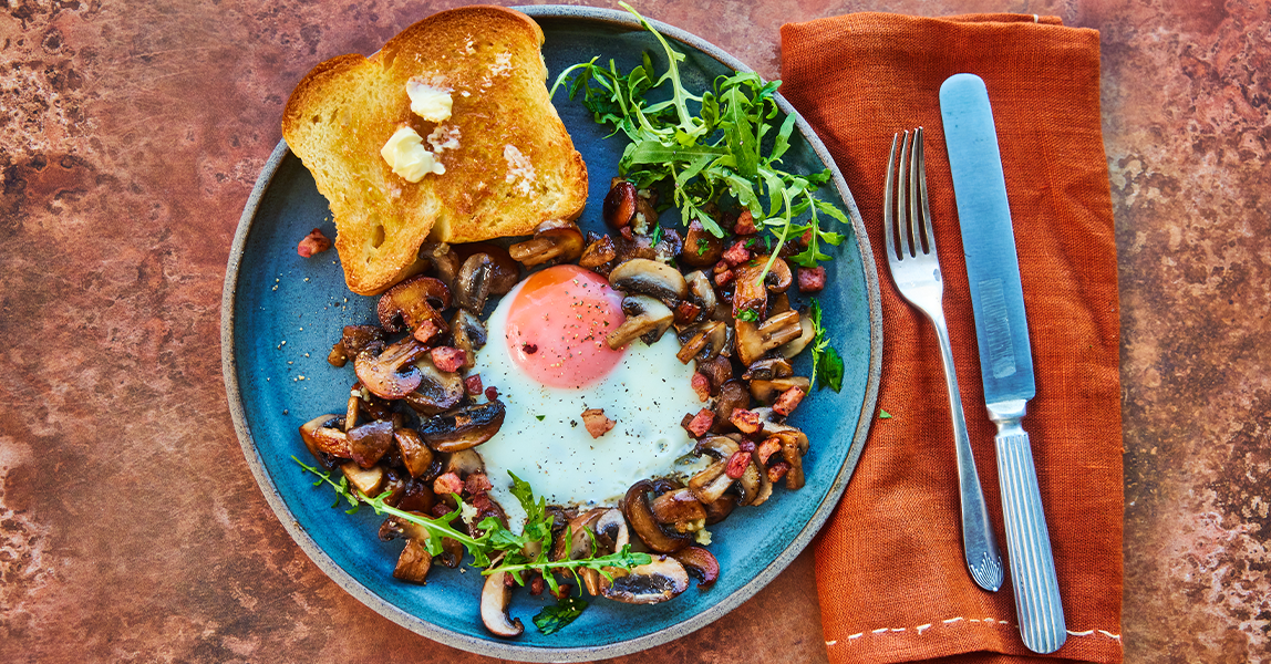 Clarence Court Mushroom halo eggs