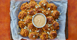 Clarence Court Eggs Tear And Share Bread with Garlic Mayo Dip