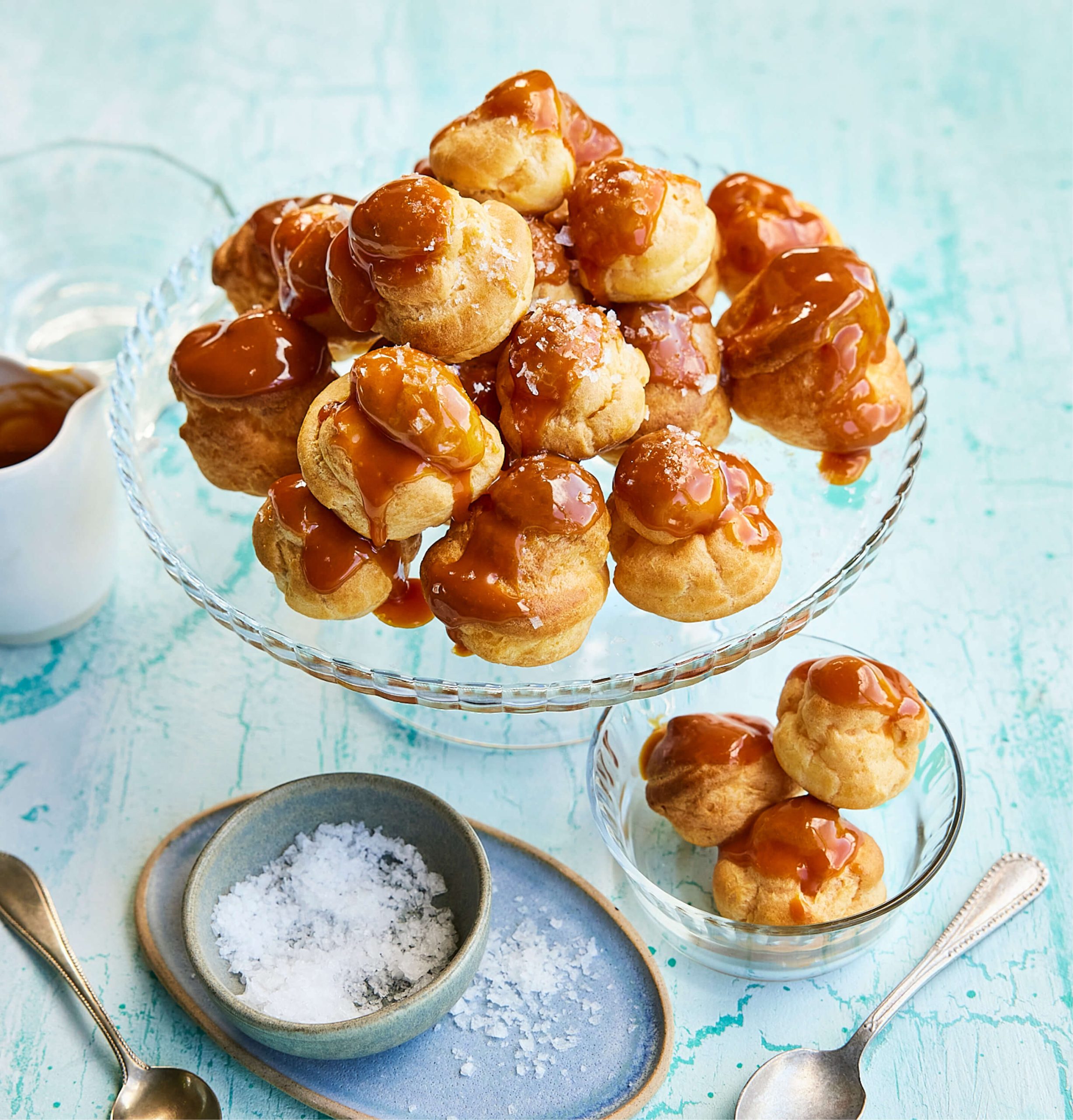 HEAVENLY SALTED CARAMEL PROFITEROLES