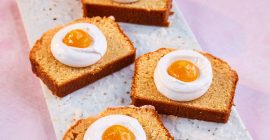 Sunny side up cake