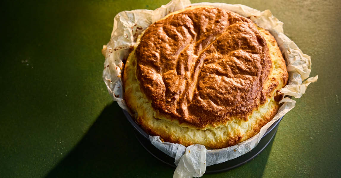 Crowd pleaser cheese soufflé