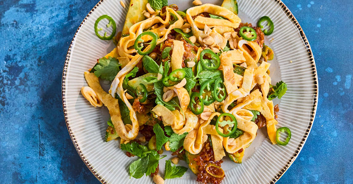 Crispy rice salad