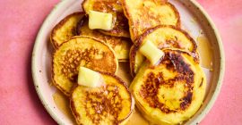 Mini lemon ricotta pancakes