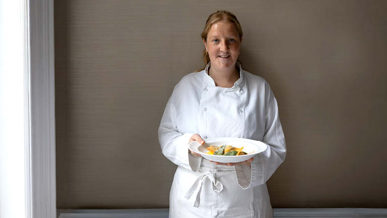 Introducing the first chapter of our new Lunch with Loftus, filmed in the wonderfully serene surroundings of The Spring at Somerset House. Join the inimitable David Loftus as he steps into the kitchen with Culinary Director Eleanor Henson, a cook whose devotion to beautiful ingredients is evident in every luxurious plate she creates. Today, she invites David to watch her prepare their exquisite ravioli.