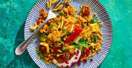 Indian-spiced fried rice